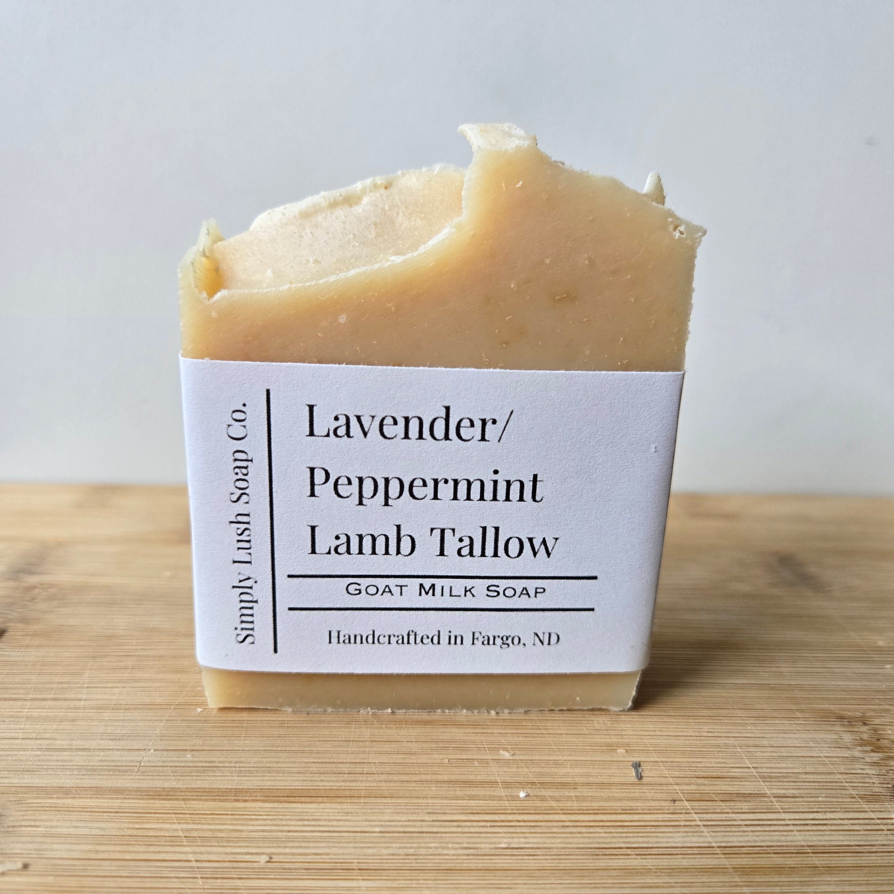 Lavender/Peppermint Lamb Tallow & Goat Milk Soap