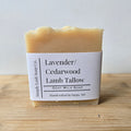 Lavender/Cedarwood Lamb Tallow & Goat Milk Soap